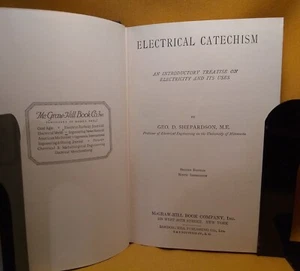 Electrical Catechism Introductory Treatise Shepardson 1908 Power Plant Library - Picture 1 of 13