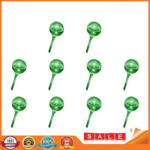 PVC Plant Waterer Transparent Ball Shape Drip Irrigation for Indoor (green)
