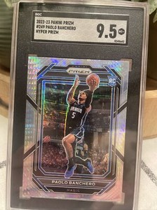 2022-23 Paolo Banchero Panini Prizm #249 Hyper Prizm - Rookie Card RC - SGC 9.5
