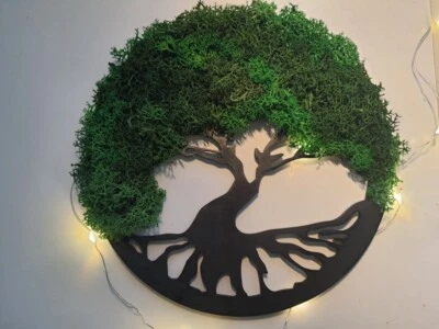 artistic panel Tree of Life. Author's handmade work. dark theme - Image 1 of 4