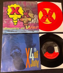 X COUNTRY AT WAR promo & X 4th of JULY both play NM - Imagen 1 de 2