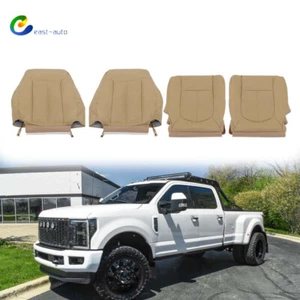 For Ford F250 F350 F450 F550 Lariat 2011-2015 2016 Front Pair Seat Covers Tan - Picture 1 of 12