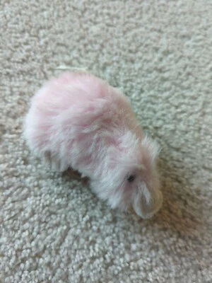 Pink Ganz Teeny Google Mini Googles 5" Bean Plushie 1999 Vintage - Image 1 of 4