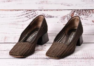 Via Spiga brauner Mesh-Absatz Schuhgröße 7,5 - Bild 1 von 8