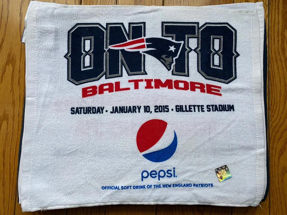 New England Patriots vs Baltimore Ravens Rally toalla!! AFC SB XLIX campeones!! Foto 1 de 1