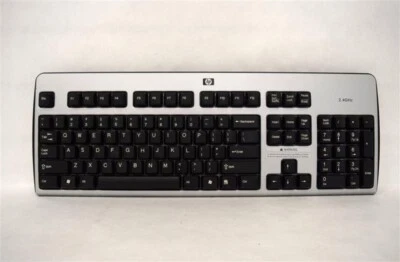 HP 2.4Ghz Wireless Keyboard  NO DONGLE - 509432-001 - Image 1 of 2