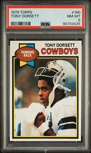 1979 Topps Tony Dorsett #160 PSA 8 HOF Dallas Cowboys 2nd Year - Bild 1 von 2