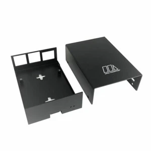 Micro Connectors Aluminum Raspberry Pi 3 Model B/B+ Case Black - Picture 1 of 2