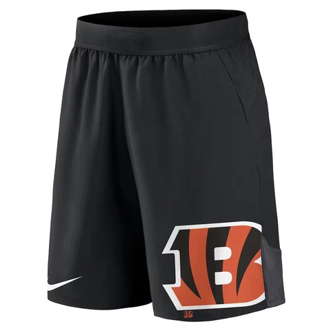 Cincinnati Bengals Nike Stretch Performance Shorts Men's NFL Training Dri-FIT Cover