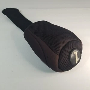 Universal Generic Driver Golf Head Cover Black Gray Headcover - Picture 1 of 5