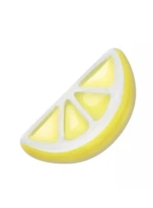 Origami Owl 1st EDITION LEMON SLICE/WEDGE Floating Enamel Charm NEW - Picture 1 of 1