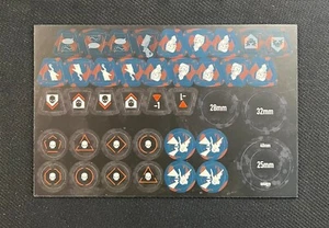 KILL TEAM: NEMESIS CLAW NIGHT LORDS TOKENS WARHAMMER 40K CHAOS SPACE MARINES - Imagen 1 de 2
