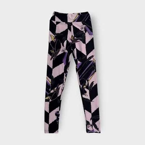 LuLaRoe Disney Juniors Leggings Tween 00-0 Black Maleficent NEW Soft - Picture 1 of 6