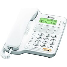 AT&T CL2909 Corded Phone with Speakerphone and Caller ID/Call Waiting, White 