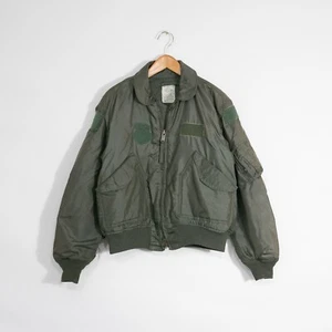 Vintage Avirex U.S. Air Force Flyers CWU 45/P Aviator Bomber Jacket Men’s Large - Picture 1 of 9