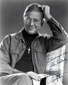 William Bill Christopher  "MASH"  8"X10" B&W Autographed Photocopy - Picture 1 of 1