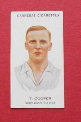 ORIGINAL CIGARTTE CARD BY CARRERAS - FOOTBALLERS 1934 - Image 1 of 2