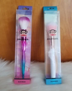 PAUL FRANK MAKEUP BRUSHES BLUSH BRUSH SET OF 2 ICONIC JULIUS THE MONKEY NEW - Picture 1 of 12