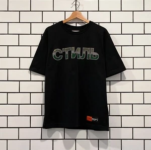 CAMISETA NEGRA HERON PRESTON REG CTNMB PEDRERÍA SS - Imagen 1 de 3