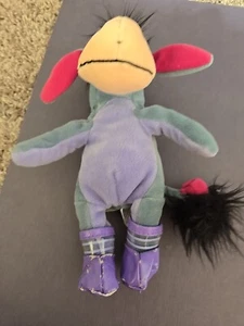 DISNEY WINNIE THE POOH Eeyore IN RAINCOAT PLUSH SOFT TOY (No Raincoat) - Picture 1 of 7