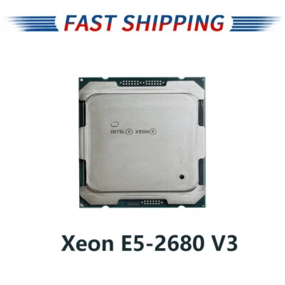 Intel Xeon E5-2680 V3 12 Core 24Threads 2.5GHz 9.6GT/s 120W LGA 2011-3 Processor - Image 1 of 4