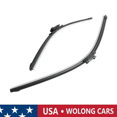 Juego de 2 escobillas limpiaparabrisas delanteras aptas para Maserati Ghibli 673008176 Foto 1 de 4