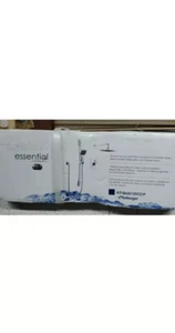 Belanger Quadrato 1-Spray Square Hand Shower/Showerhead Wall Combo Kit Chrome - Picture 1 of 3