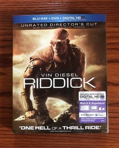 Riddick Blu-ray/DVD Unrated Director’s Cut (WITH SLIPCOVER) - Picture 1 of 5