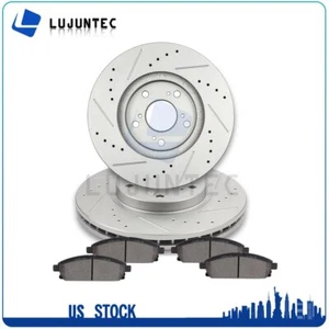 Front Brake Rotors And Metallic Pads For 2003 2004 2005-2006 Acura MDX - Picture 1 of 2