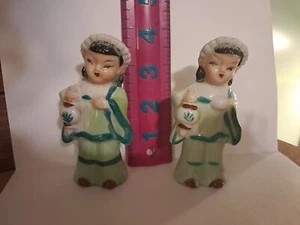 Porcelana Japón niñas vintage - Imagen 1 de 3