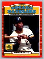 2001 Upper Deck Decade 1970's Decade Dateline #117 Roberto Clemente Pirates