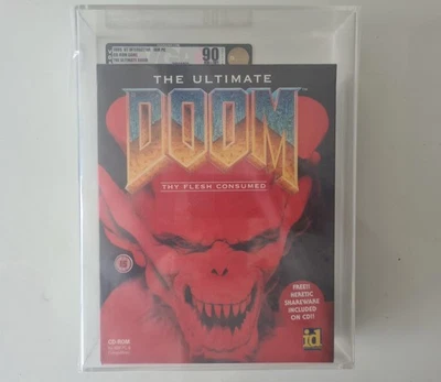 Ultimate DOOM Thy Flesh Consumed - PC - VGA 90 MT graded sealed new WATA UKG CGC - Image 1 of 3