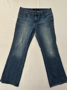 Jeans Calvin Klein Ultimate bootcut donna 32 14 blu medio invecchiato sbiadito - Foto 1 di 13
