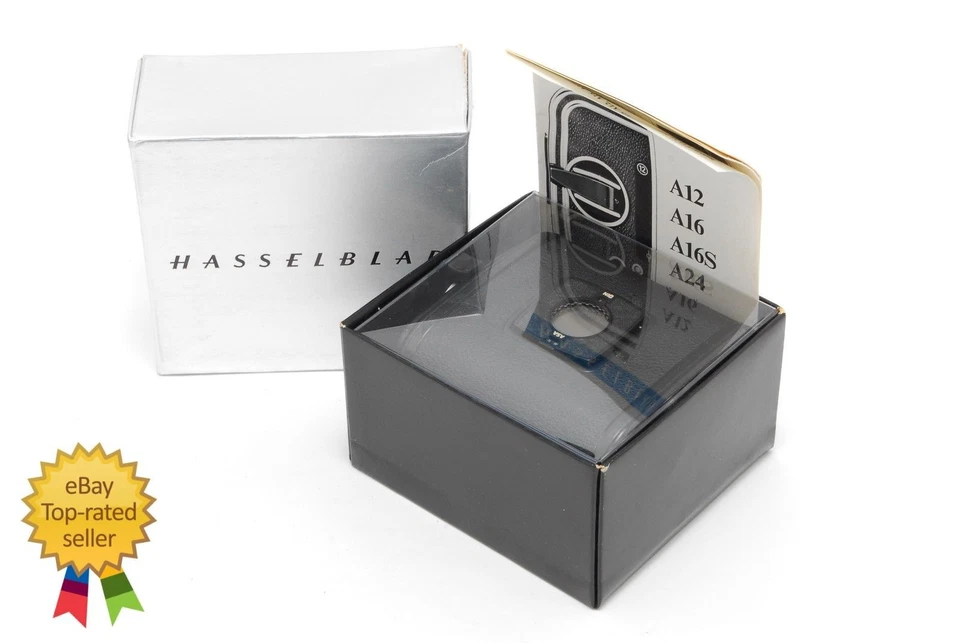 【Near MINT in BOX】 Hasselblad A12 Type II Black 6x6 120 Film Back Holder JAPAN - Image 1 of 4
