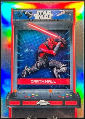 2025 Topps Chrome Star Wars 🔥 DARTH MAUL Bonus Stage (SSP) Insert CASE HIT! - Image 1 of 4