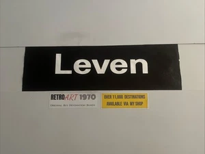 Leven - Hull 116 North Yorkshire Bus Destination Blind - Picture 1 of 22