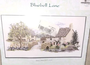 Derwentwater Design The Lanes Series Bluebell Lane Counted Cross Stitch Kit - Picture 1 of 5