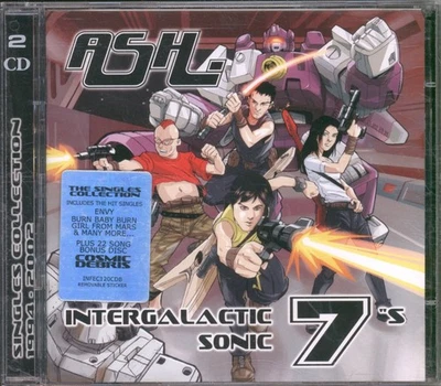 Ash (Irish Group) Intergalactic Sonic 7"s double CD UK Infectious 2002 CD. Has - Bild 1 von 2
