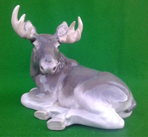 LARGE ROYAL COPENHAGEN MOOSE - 2813. - Picture 1 of 19