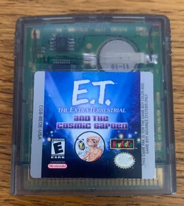 E.T Extra Terrestrial And Cosmic Garden (Nintendo Gameboy Color GBC) Nur Kart - Bild 1 von 2