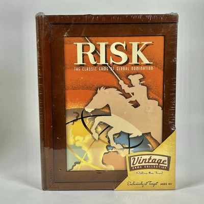 Risk Vintage Board Game Collection Book Shelf Edition Wooden 2005 NEW Target - Image 1 of 4