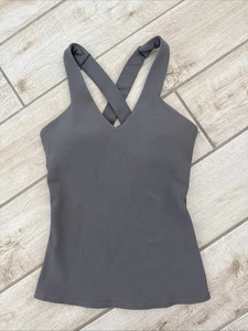 Alo Yoga Gray Charcoal Tank Small - Picture 1 of 4
