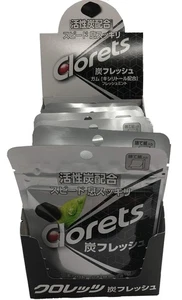 Mondelez Japón Clorets Carbón Fresco Bolsa 6 Piezas Menta Menta Menta Goma - Imagen 1 de 4