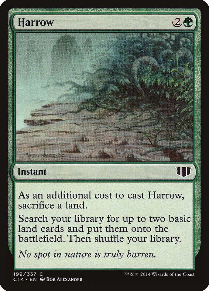 Harrow Commander 2014 PLD Green Common MAGIC THE GATHERING MTG CARD ABUGames - Image 1 of 1