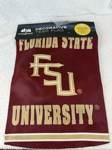 Florida State University Team Flag Embossed Suede Flag - Picture 1 of 2