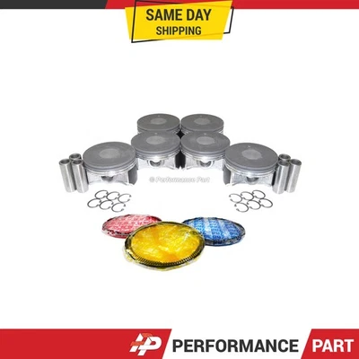 Pistons w/ Rings for 03-11 Mitsubishi 3.8L V6 SOHC 24v - Image 1 of 3