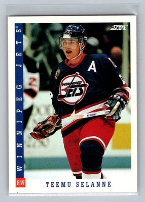 Teemu Selanne 1993-94 Score #331 NHL Ice Hockey Card - Image 1 of 2