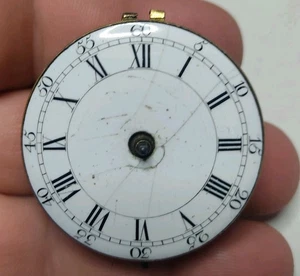 Spindeluhr  Werk London Geo Byfield  Spindeltaschenuhr   - Bild 1 von 5