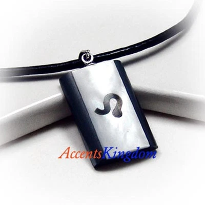 Collar de surfista de cuero colgante zodiaco Leo para hombre Foto 1 de 2