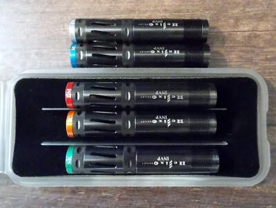 JUEGO DE 5 INVECTORES DE PARDEAMIENTO BRILEY HÉLICE ÓXIDO NEGRO PORTADO + PLUS TUBOS OBTURADORES Foto 1 de 4